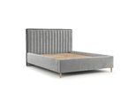 POLSTERBETT Aria 160/200 cm Hellgrau im Lotta Stoff