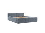 POLSTERBETT Casto mit Stauraum 180/200 cm Hellblau im Bonita Stoff