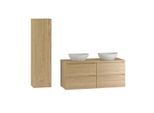 BADMÖBEL 120.6cm Viggo 2er-Set Holz