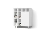BADSCHRANK Fucino Weiß 78.4 x 91.6 cm