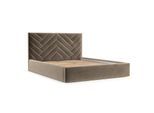 POLSTERBETT Arco 140/200 cm Taupe im Paros Stoff