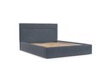 POLSTERBETT Liline 140/200 cm Blau im Asti Stoff