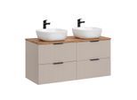DOPPELWASCHTISCH 120.8cm Adriel Beige