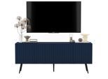 TV-LOWBOARD Elpis Marineblau matt 150 cm mit Metallfüßen
