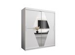 SCHWEBETÜRENSCHRANK 200/180/62 2-türig