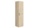 BADEZIMMERSCHRANK Saros mit 2 Türe Eiche Hell - 35 x 32 x 140 cm