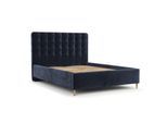 POLSTERBETT Paloma 180/200 cm Marineblau im Lotta Stoff