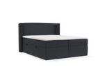 BOXBETT Viva 160/200 cm Anthrazit im Riva Stoff