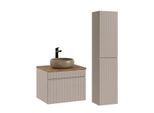 BADMÖBEL 60.4cm Zelie 2er-Set Kaschmir