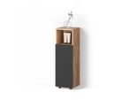 MIDISCHRANK Ronco Anthrazit gepunktet 30 x 95 cm