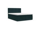 BOXBETT Tessa 180/200 cm Grün im Riva Stoff