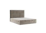 POLSTERBETT Keva mit Stauraum 140/200 cm Beige im Lotta Stoff