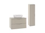 BADMÖBEL 80.6cm Ellie 2er-Set Kaschmir