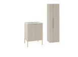 BADMÖBEL 60cm Daria 2er-Set Kaschmir