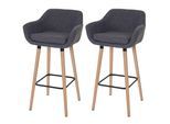 BARHOCKER Grau 2er-Set