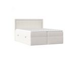 BOXBETT Jodan 160/200 cm Weiß im Baloo Stoff