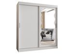SCHIEBETÜRENSCHRANK mit Spiegel SPOTI 200/180/62 2-türig