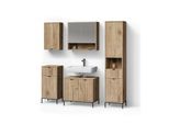 BADMÖBEL-SET ATERNO Viking Oak 5 Teile