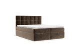 BOXBETT Savio 180/200 cm Braun im Paros Stoff