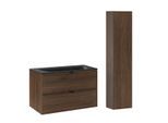 BADMÖBEL 81cm Elias 2er-Set Holz