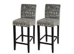 BARHOCKER Grau 2er-Set