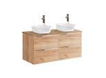 DOPPELWASCHTISCH 120.4cm April Holz
