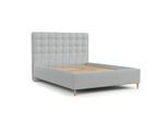 POLSTERBETT Paloma 140/200 cm Hellgrau im Riva Stoff