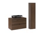 BADMÖBEL 80cm Elias 2er-Set Holz