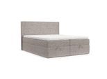 BOXBETT Velma 160/200 cm Beige im Neve Stoff