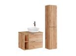BADMÖBEL 80.4cm April 2er-Set Holz