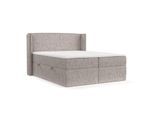 BOXBETT Viva 140/200 cm Beige im Neve Stoff