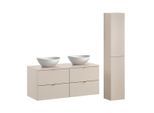 BADMÖBEL 120.6cm Azel 2er-Set Kaschmir