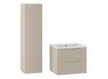 BADMÖBEL 60cm Tao 2er-Set Kaschmir