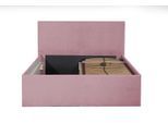 POLSTERBETT Gent Rose 200 x 200 x 32 cm Bettkasten Mit hochwertiger Matratze H3 (bis 120 kg) und Lattenrost