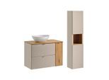 BADMÖBEL 80.4cm Manoa 2er-Set Kaschmir