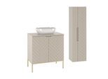 BADMÖBEL 80.6cm Daria 2er-Set Kaschmir