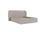 POLSTERBETT Bellano mit Stauraum 180/200 cm Grau im Bubble Stoff