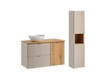 BADMÖBEL 100.4cm Manoa 2er-Set Kaschmir