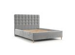 POLSTERBETT Paloma 120/200 cm Hellgrau im Lotta Stoff