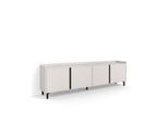 LOWBOARD, Beige, 207/35/61cm, mit Beinen