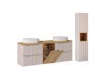 BADMÖBEL 160.4cm Riva 2er-Set Kaschmir