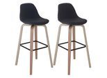BARHOCKER Grau 2er-Set