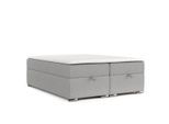 BOXBETT Reto 120/200 cm Graubeige im Megan Stoff