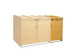 MÜLLTONNENBOX ERWEITERUNG Braun