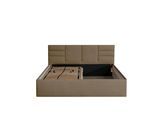 POLSTERBETT Madera Sahara 180 x 200 x 40 cm Stauraum unter der Liegefläche Mit hochwertiger Matratze H3 (bis 120 kg) und Lattenrost
