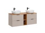 DOPPELWASCHTISCH 140.8cm Adriel Beige