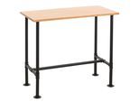 BARTISCH eckig Schwarz, Beige