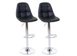 BARHOCKER Schwarz 2er-Set