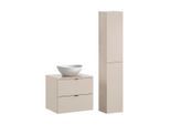 BADMÖBEL 60.6cm Azel 2er-Set Kaschmir