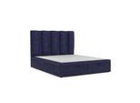 POLSTERBETT Orta mit Stauraum 120/200 cm Marineblau im Alta Stoff